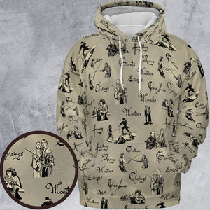 Hencing Fighting The Princess Bride All-over Print Hoodie