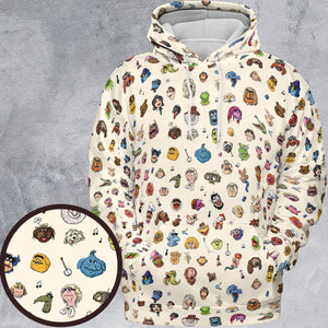 The Muppets Pattern All-over Print Hoodie