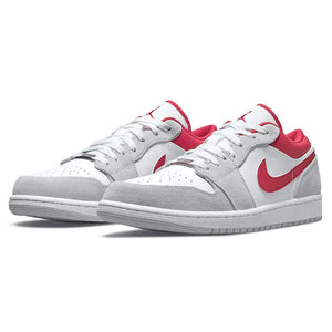 Air Jordan 1 Low SE Light Smoke Grey Gym Red