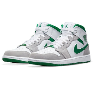 Air Jordan 1 Mid SE Grey Pine Green