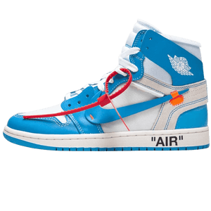 Off White X Air Jordan 1 High UNC Blue White