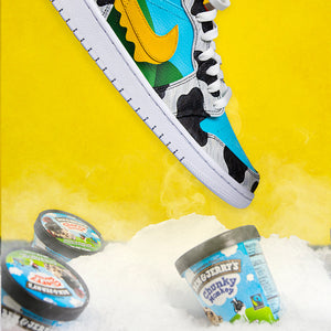 Ben & Jerry's Chunky Dunky Jordan 1 Custom