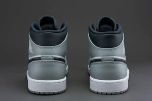 Air Jordan 1 Mid Fitness Shoes Gray