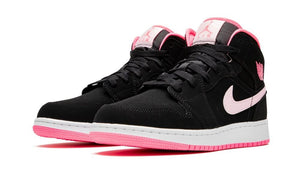 AIR JORDAN 1 MID (GS) Black Digital Pink