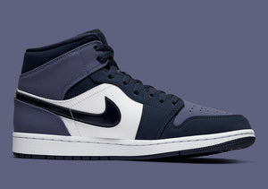 Air Jordan 1 Mid Obsidian Sanded Purple