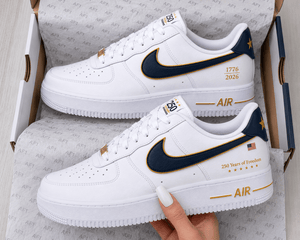 America 250 Air Force 1 Custom Shoes