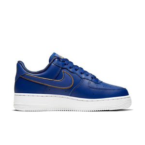 Air Force 1 Low Blue Gold Swoosh Custom