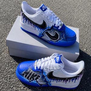 Blue NK Air Force 1 Custom