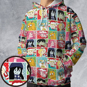 All-over Print Hoodie - MNWG166F - - 1