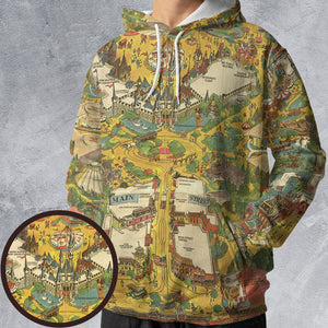 All-over Print Hoodie - 7LDH8NK9 - - 1