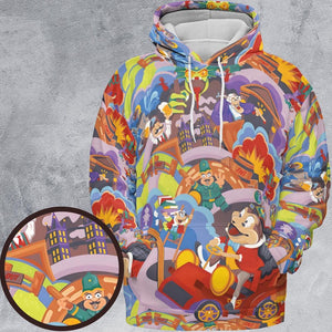 All-over Print Hoodie - SEHMLNBA - - 1