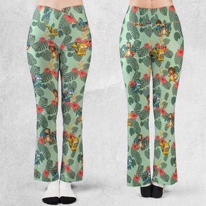 Simpsonmon The Simpsons Pokemon Mashup Flare Leggings