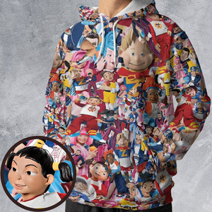 All-over Print Hoodie - 2PV8WD9R - - 1