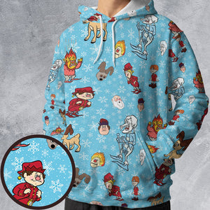 All-over Print Hoodie - 3M5N22KF - - 1