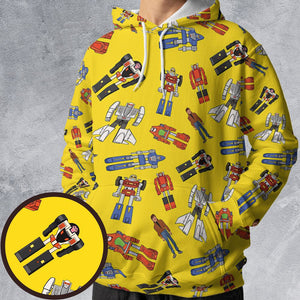 All-over Print Hoodie - CJ8H2PWJ - - 1