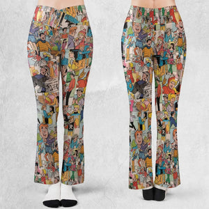 Archie Comics Characters Collage Flare Leggings
