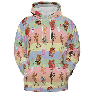 Spooky Monster Mash Cereal Monster All-over Print Hoodie