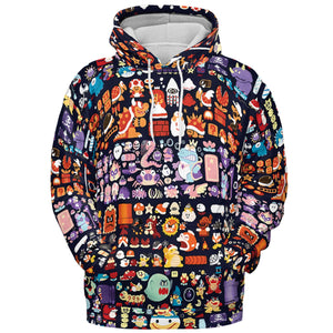 Mario Colors Super Mario All-over Print Hoodie