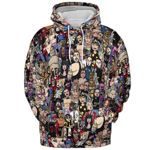 All-over Print Hoodie - 417N8ZP4 - - 2