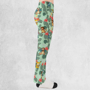 Simpsonmon The Simpsons Pokemon Mashup Flare Leggings