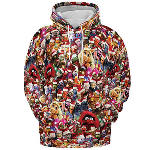 All-over Print Hoodie - 6Q3A5DS3 - - 2