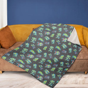 How To Use Monster Tatoos Fleece Blanket