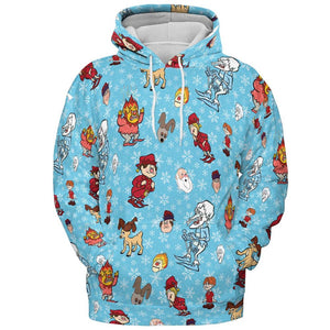All-over Print Hoodie - 3M5N22KF - - 2