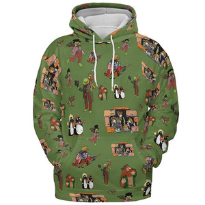 All-over Print Hoodie - CZMXCCCJ - - 2