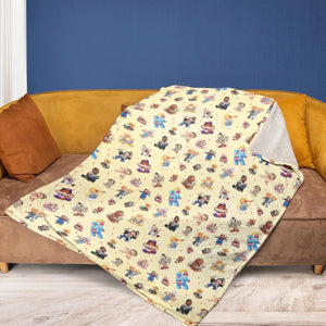 90s Garbage Pail Kids Fleece Blanket