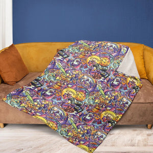 The Cute Dragon Figment Fleece Blanket