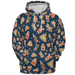 All-over Print Hoodie - SHR2ELJU - - 2