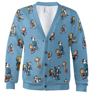 Comics Come To Life Calvin And Hobbes Cardigan