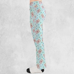 Golden Girls Patterned Flare Leggings