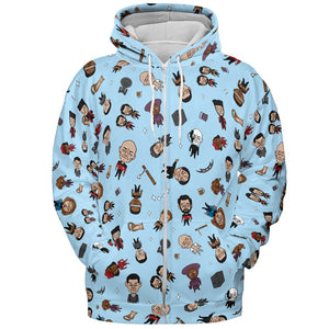 All-over Print Hoodie - 5TMQRHT4 - - 3