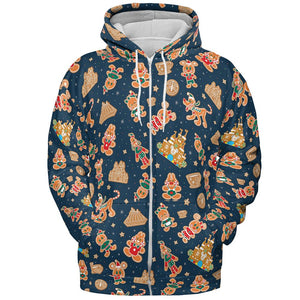 All-over Print Hoodie - SHR2ELJU - - 3