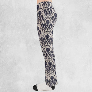 Alien Xenomorph Pattern Flare Leggings