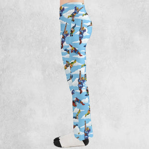 Parody Couples Duo Ambiguously Flare Leggings