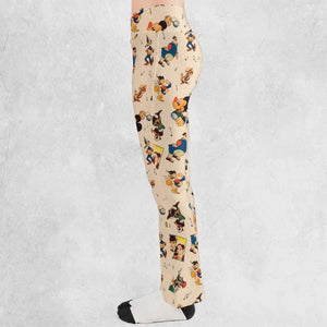 Fun And Fancy Free Characters Flare Leggings