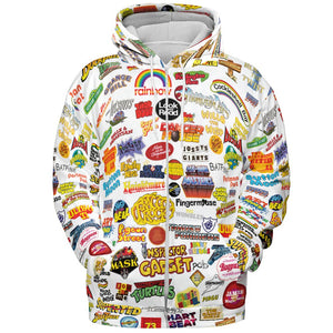 All-over Print Hoodie - V944V2E4 - - 3