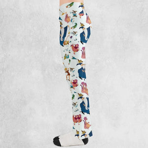 Sword in the Stone Pattern Flare Leggings