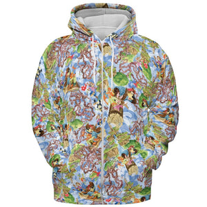 All-over Print Hoodie - Z23HB7YP - - 3