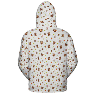 Nintendo Donkey Kong Characters Pattern All-over Print Hoodie