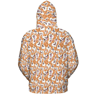 That's a lot of Corgi All-over Print Hoodie