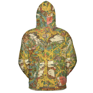 All-over Print Hoodie - 7LDH8NK9 - - 4