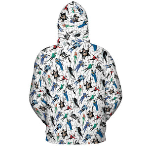 All-over Print Hoodie - - 4