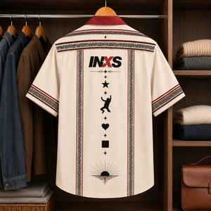INXS Luxury Design Hawaiian Shirt New Wave Inspired Hawaiian Shirt