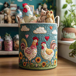 Barnyard Beauty Quilted Laundry Basket Perfect Gift For Your House