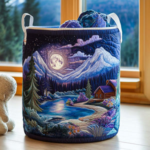 Cabin Comfort Quilted Laundry Basket Mother’s Day Merch Gift