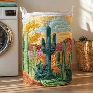 Cactus Desert Quilted Laundry Basket Fall Merch Pick