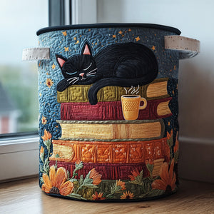 Cat Quilted Laundry Basket Holiday Merch Gift